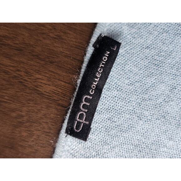 Cpm Collection Women's Super Soft Light Blue Knit V Neck Cardigan Pre-owned L - Picture 4 of 7